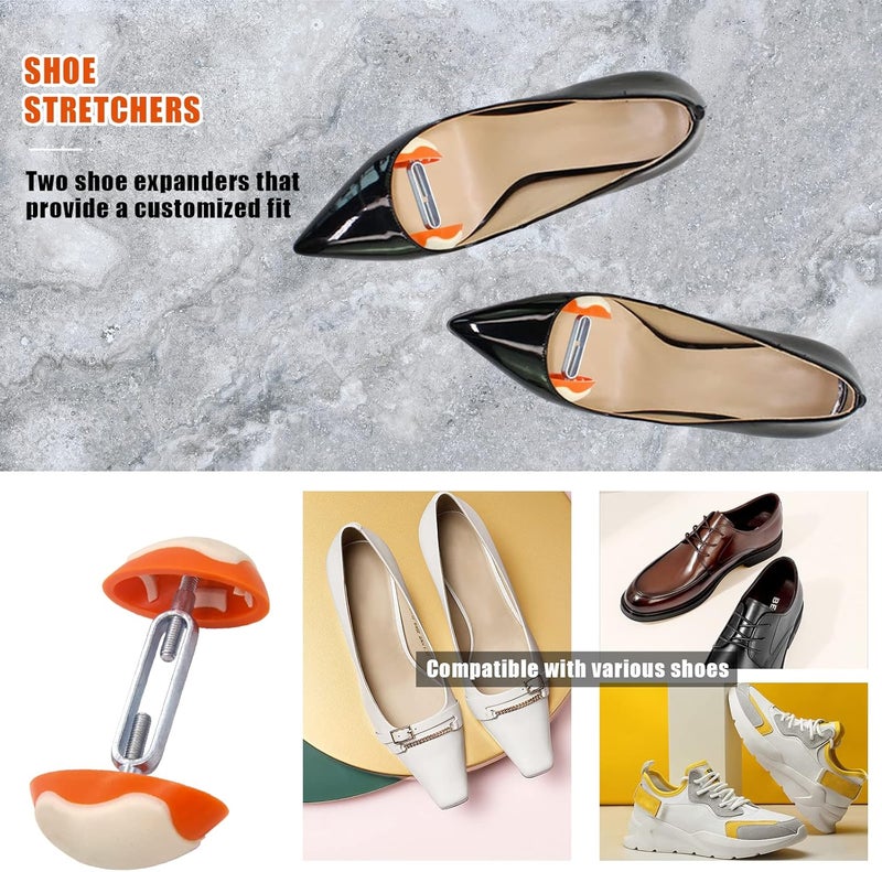 YRMJ Mini Shoe Stretchers for Wide Feet, Shoe Wider Anti-Slip Expander Adjustable Men Women Shoes Plastic Surgery - Image 3